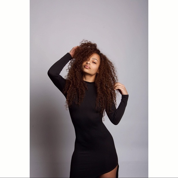 fashion nova cold shoulder dress